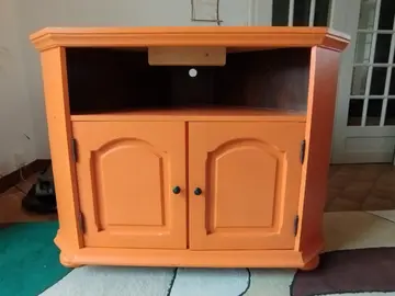 Meuble TV vintage relooké