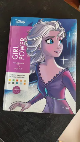 Cahier de coloriage par chiffre Disney Girl Power