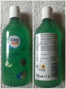 Gel après soleil