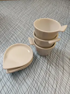 Set de 3 verrines + 6 coupelles