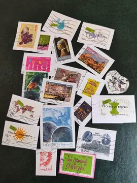 lot unique timbres Français 2008