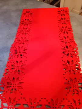 chemin table noel en feutrine