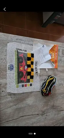 canevas enfant commencé