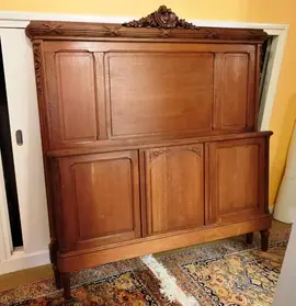 Bois de lit années 30