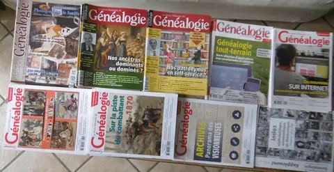 revues anciennes de Généalogie