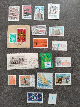 Timbres français lot T