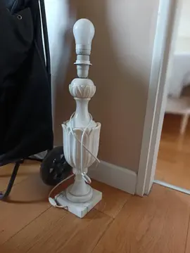 pied de lampe albatre