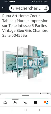 tableau murale 150x75cm