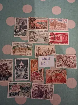 Timbres FRANCE Lot E
