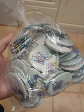 sachet de badges du poisson Arc-en-ciel