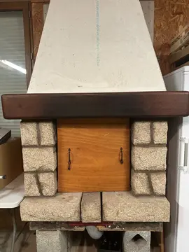 Cheminée avec insert