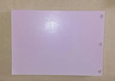 feuilles roses cartonnées