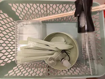 Boîte de rangement, les couverts