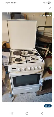 gaziniere gaz et électrique