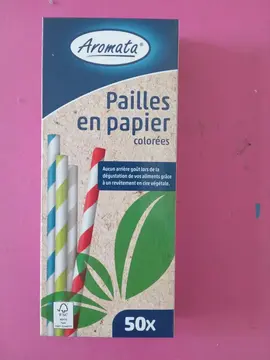 pailles en papier