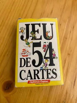 jeu de 54 cartes complet