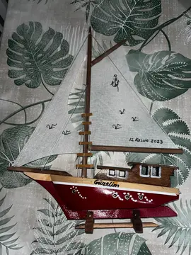 maquette bateau en bois
