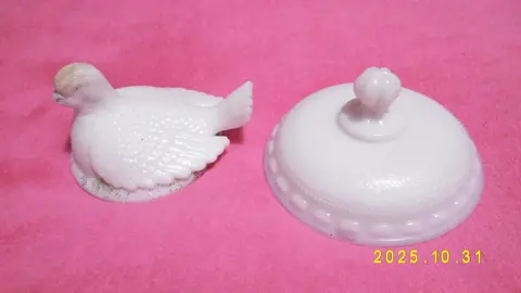 couvercles de bonbonnières en opaline