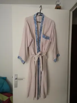 Peignoir blanc femme