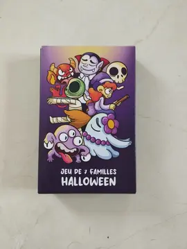 jeu de cartes 7 familles halloween