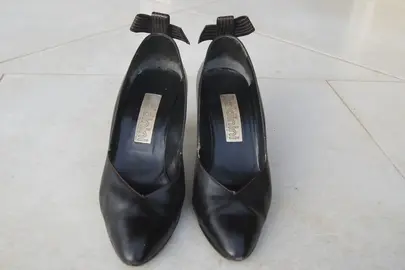 Escarpins en cuir noir