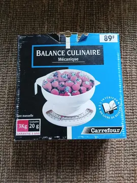 Balance culinaire mécanique Carrefour