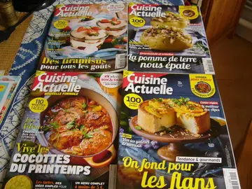 Magazines cuisine lot 1