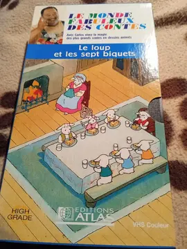 K7 le loup et les sept biquets