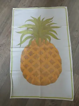 torchon coton ananas