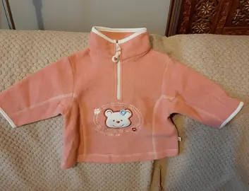 Pull polaire rose 6 mois