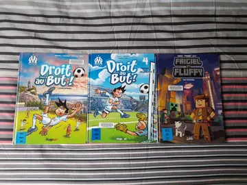 Lot de 3 BD sorties de stock de bibliothèque