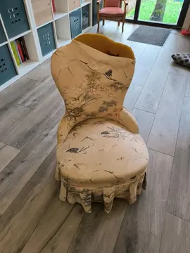 fauteuil crapaud à refaire