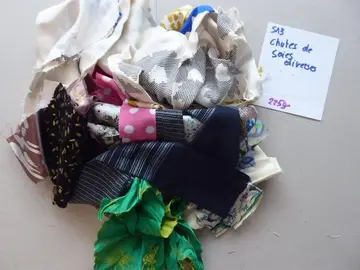 S13 Chutes soies diverses couleurs