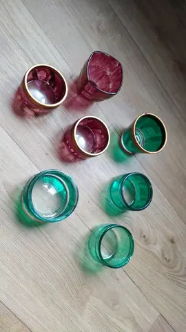 photophores en verre peint