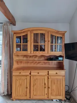 Buffet vaisselier en pin