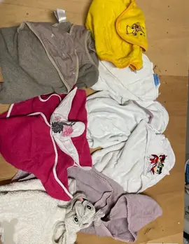 lot 7 capes de bain bébé