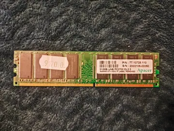 BARRETTE RAM APACER 512MB PC2700 7710728110