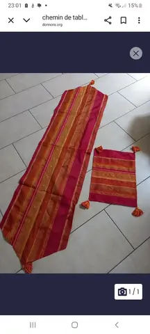 set et chemin de table