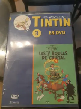 DVD gravé Tintin Les 7 boules de cristal