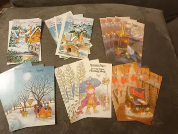 Lot de 16 cartes de voeux bonne année