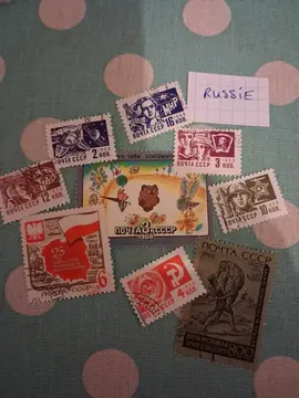 Timbres joli lot RUSSIE