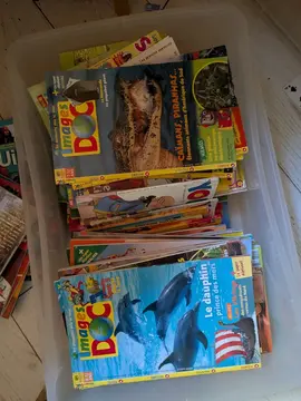 carton de vieux magazines enfants ados image d'oc youpi je bouquine