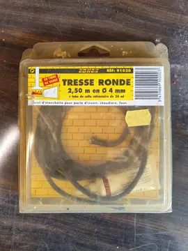 Tresse étanchéité porte d'insert