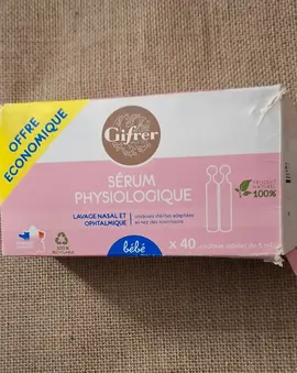 Sérum physiologique env 20doses
