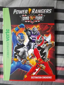 Power rangers bibliothèque verte