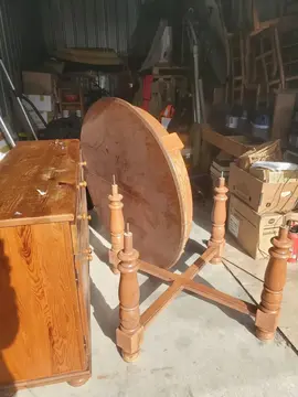 table bois avec rallonge incorporé