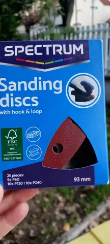 Feuilles abrasive pour ponceuse