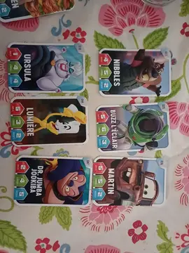 6 cartes Disney Leclerc