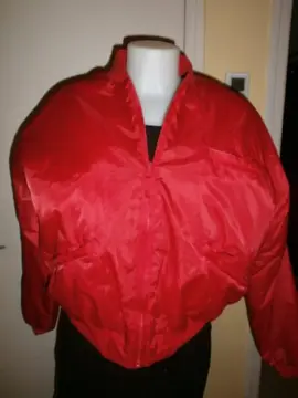 Blouson bomber rouge
