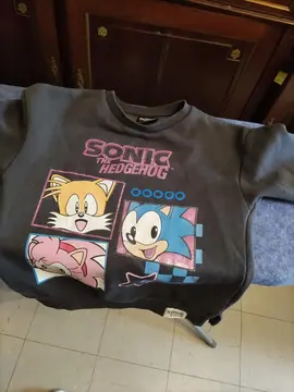 pull Sonic pour fille (6-7 ans)